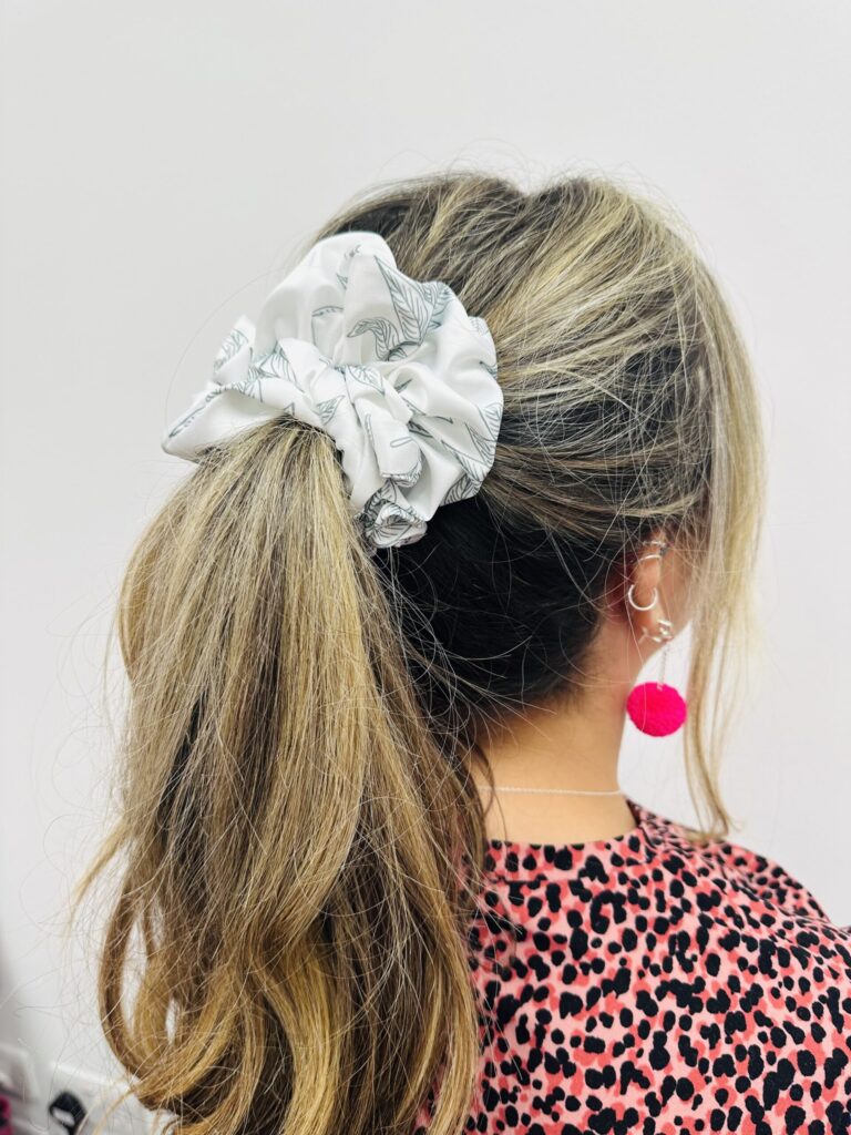 Silk Oversized Scrunchie - Tropicana