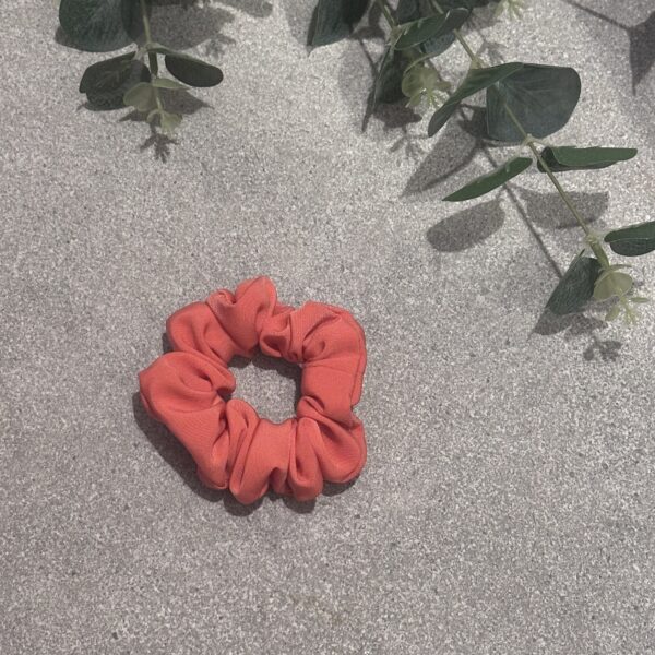 Mini Scrunchie - Coral
