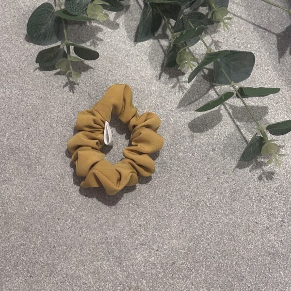 Mini Scrunchie - Mustard Yellow