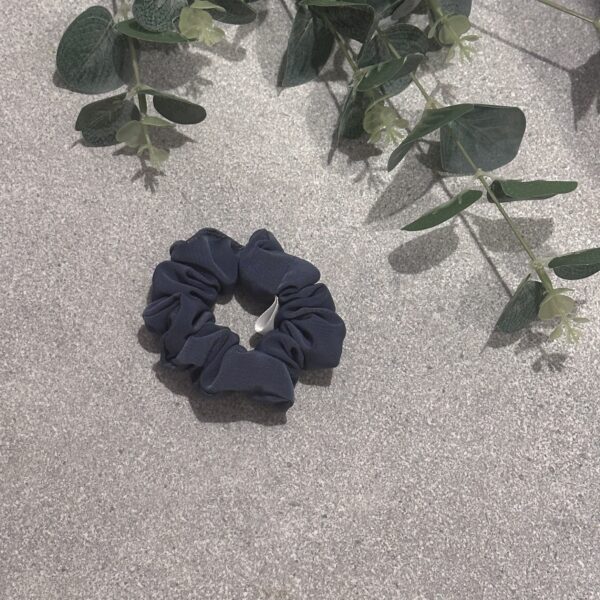 Mini Scrunchie - Graphite Grey