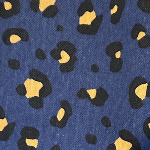 Pet Bow Tie - Blue Leopard Print