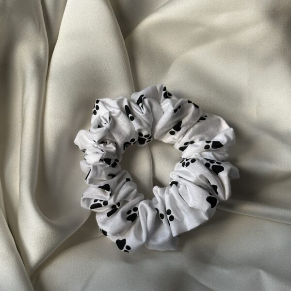 Paw Print Scrunchie
