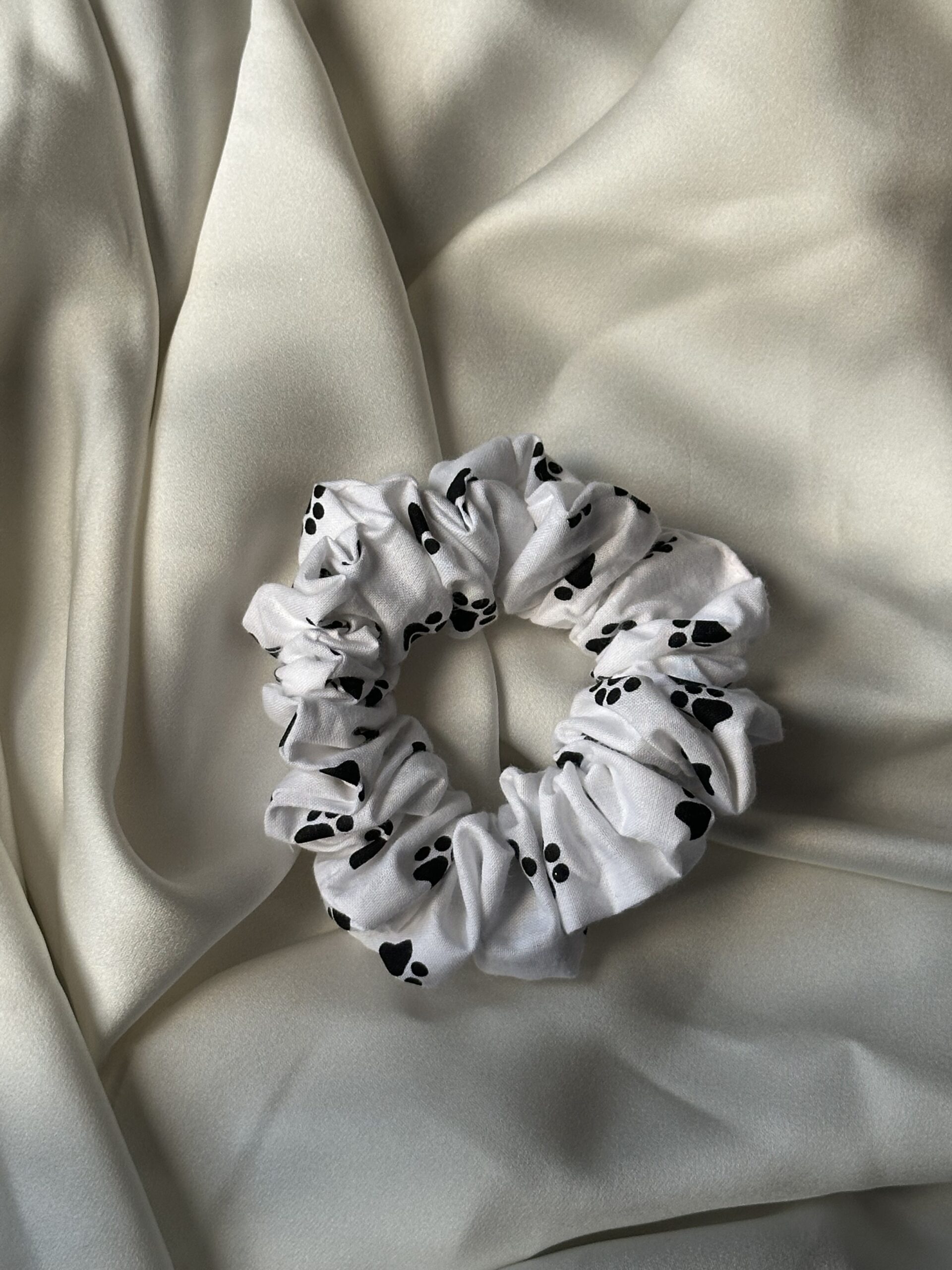 Paw Print Scrunchie