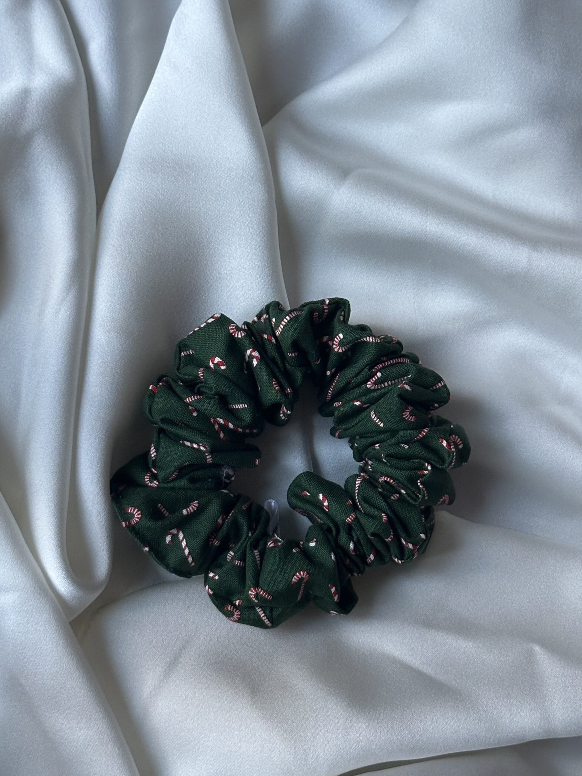 Peppermint Stick Scrunchie