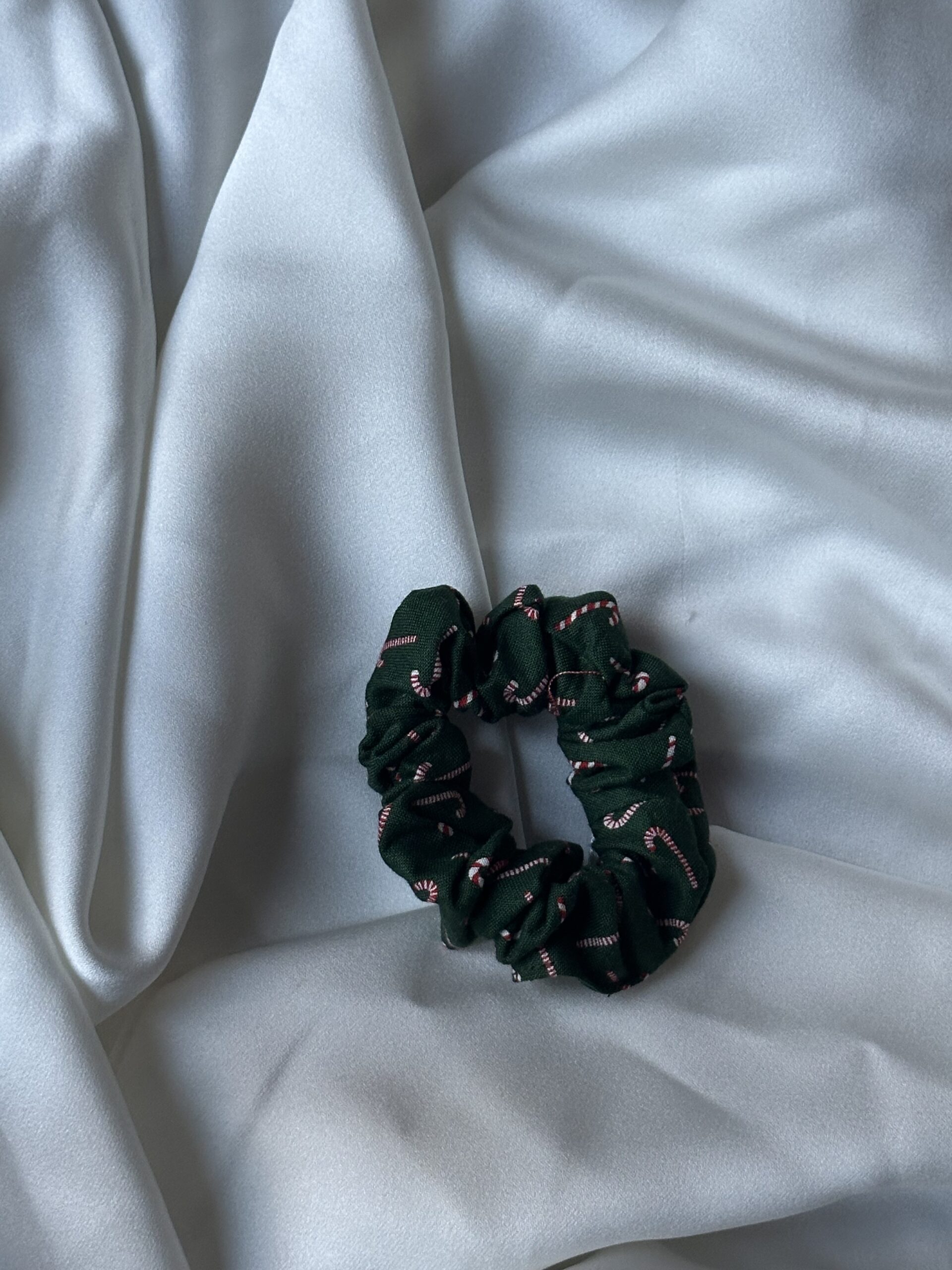 Mini Peppermint Stick Scrunchie