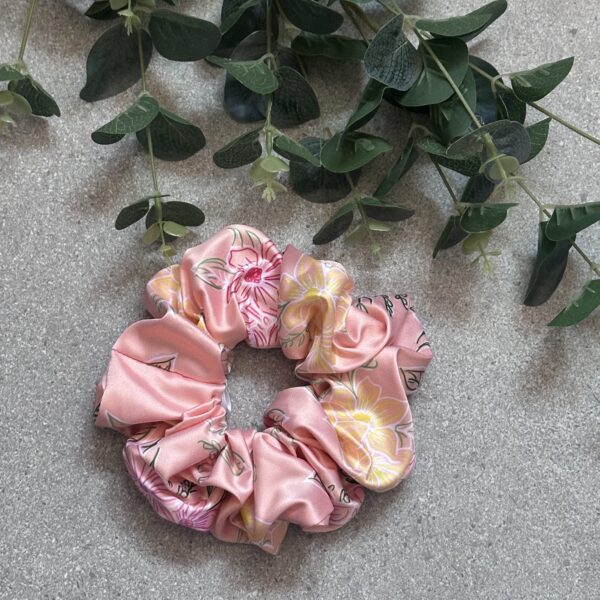 Oversized Silk Scrunchie - Summer
