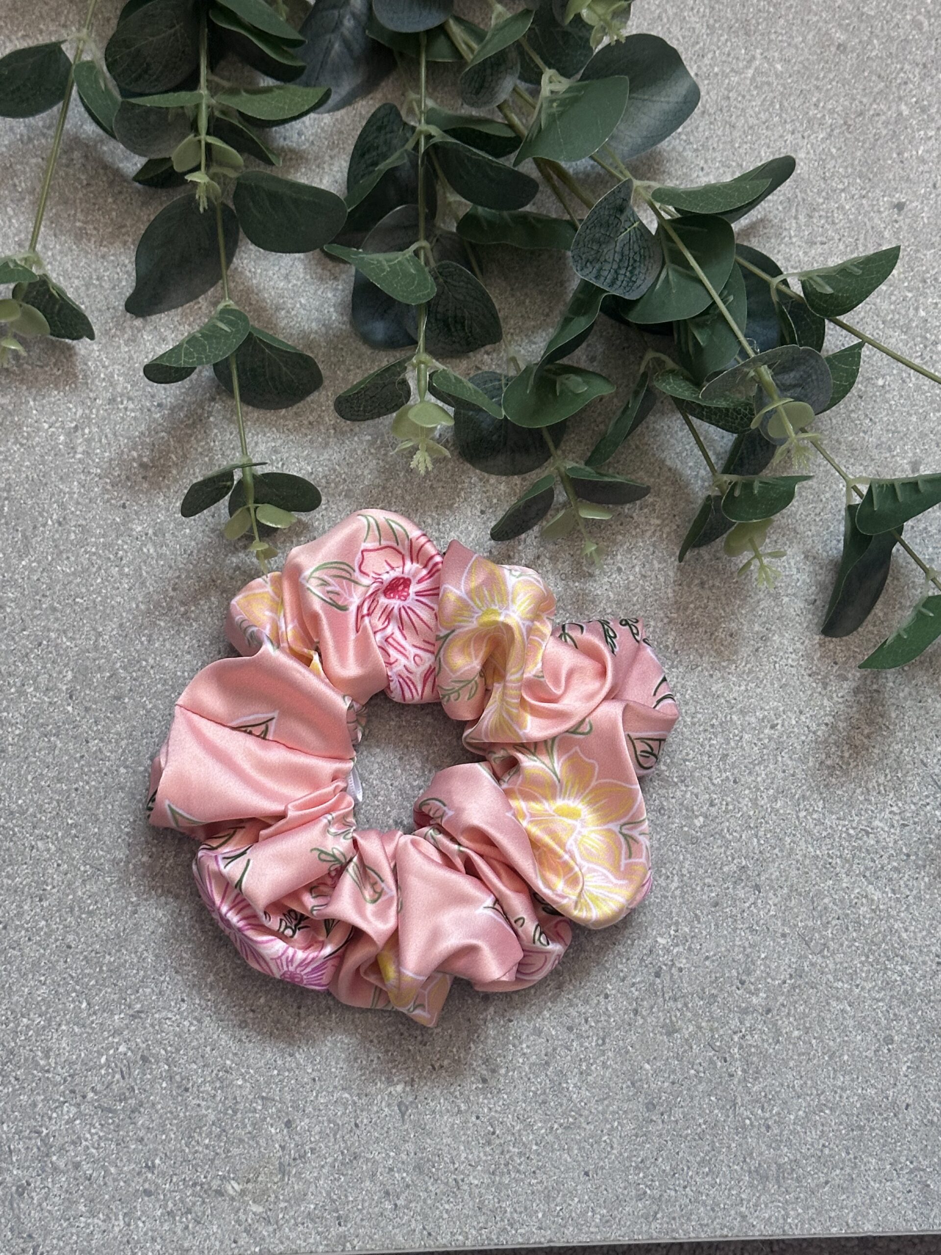 Oversized Silk Scrunchie - Summer