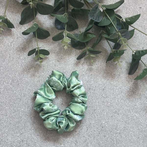 Silk Scrunchie - Forest