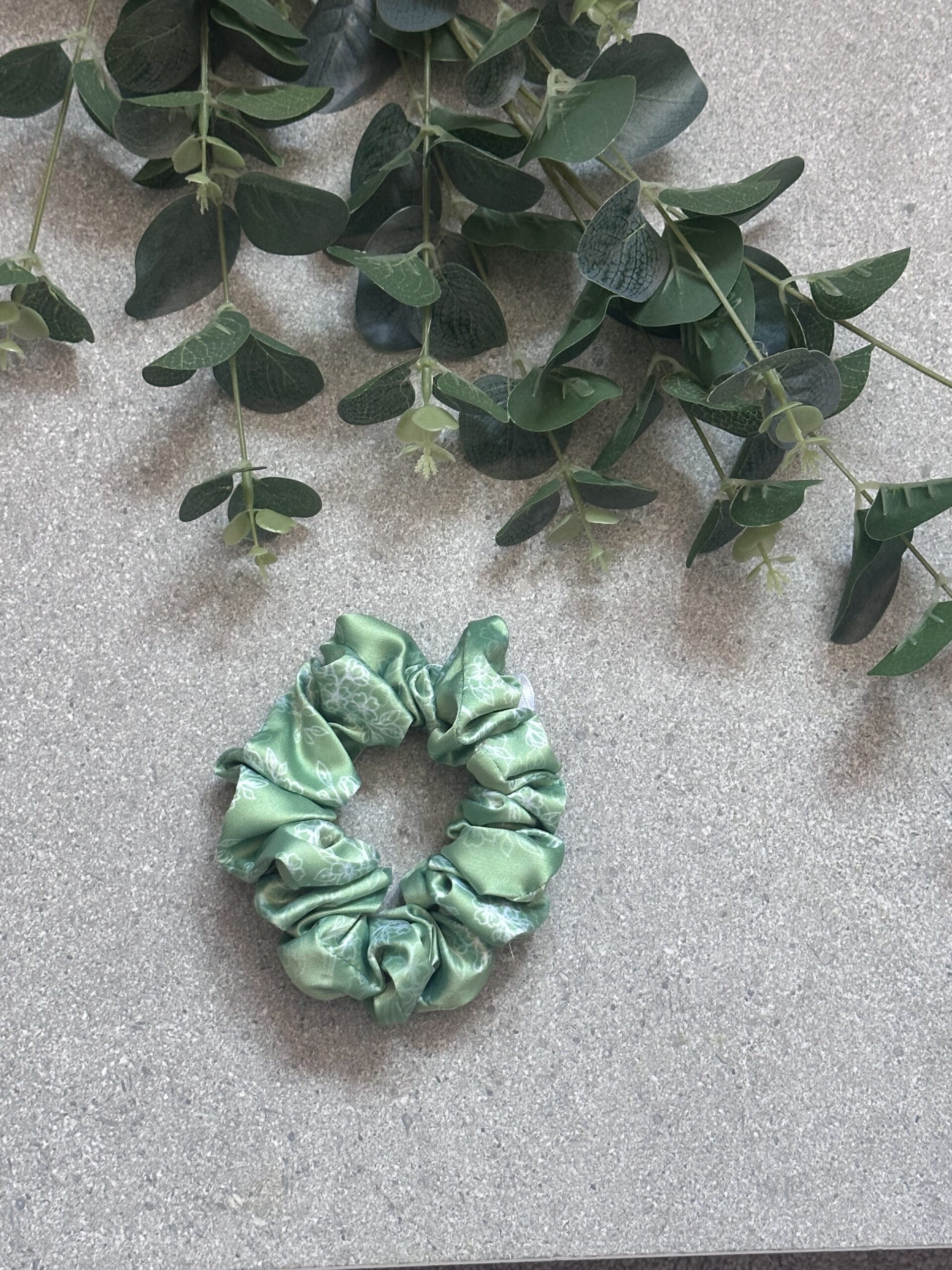 Silk Scrunchie - Forest