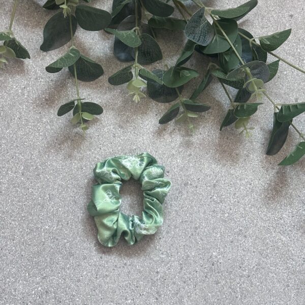 Mini Silk Scrunchie - Forest