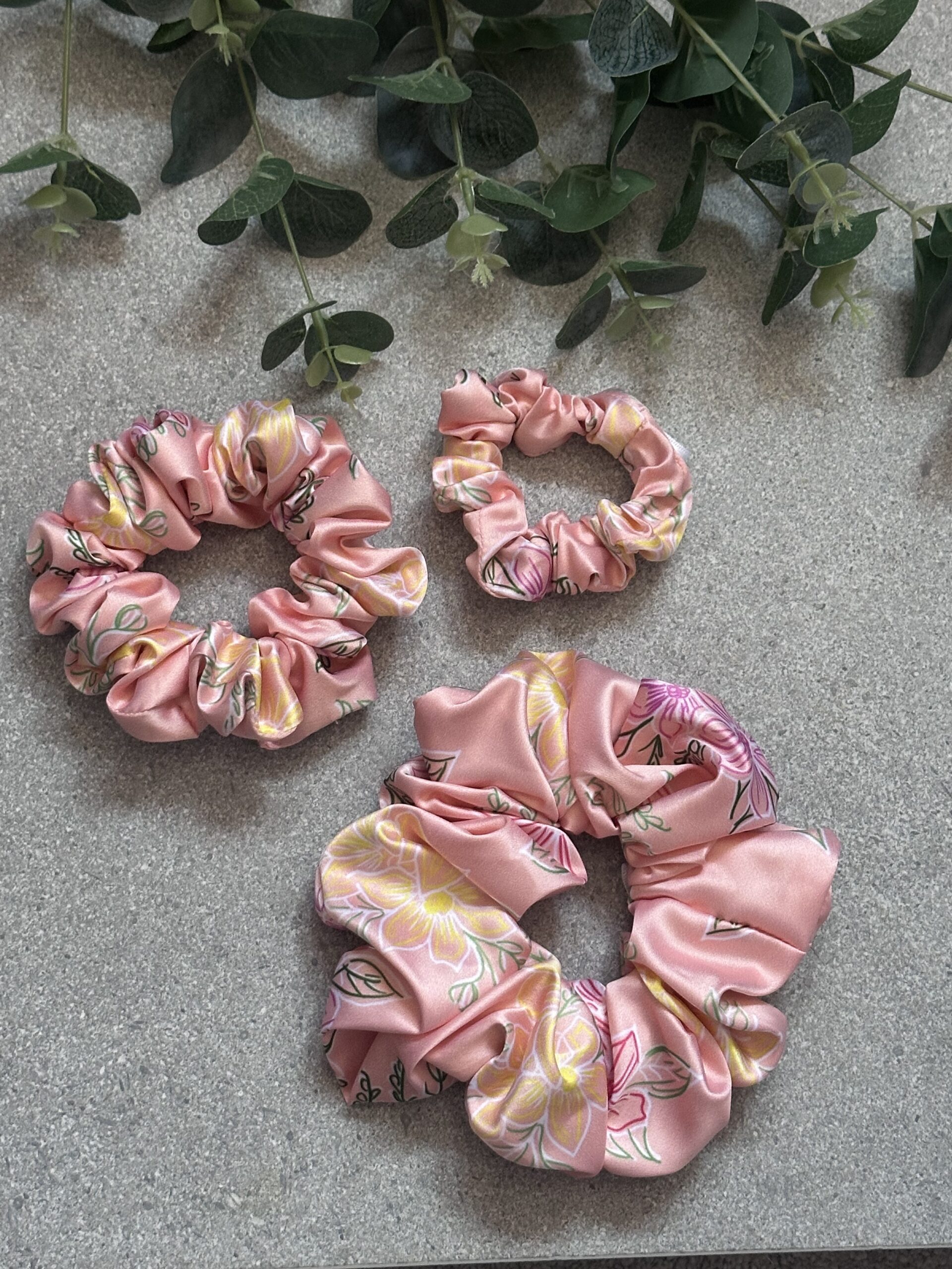 Oversized Silk Scrunchie - Summer - Image 2
