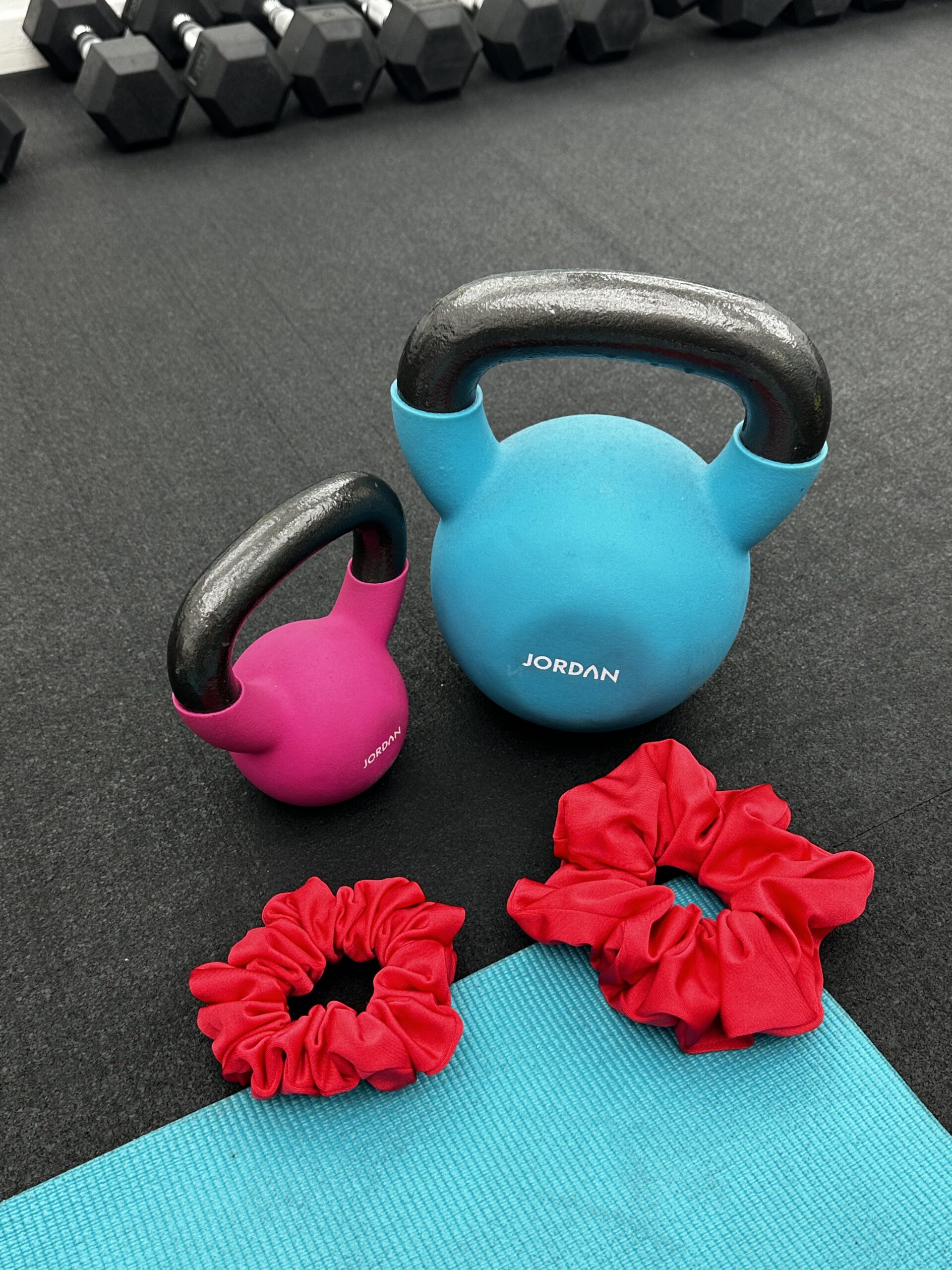 Sport - Raspberry Red Oversized Scrunchie - Image 2