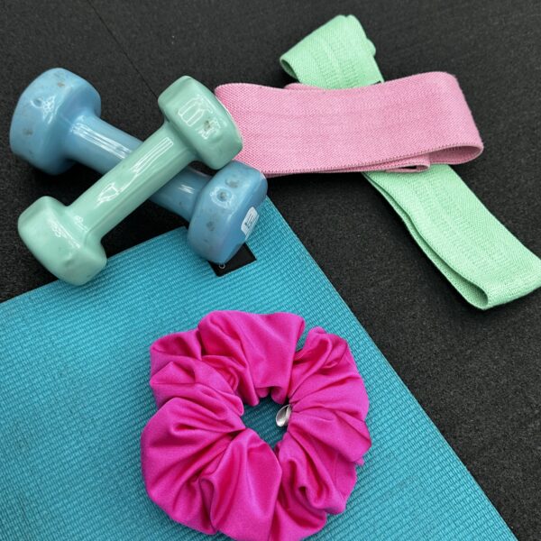Sport - Hot Pink Oversized Scrunchie