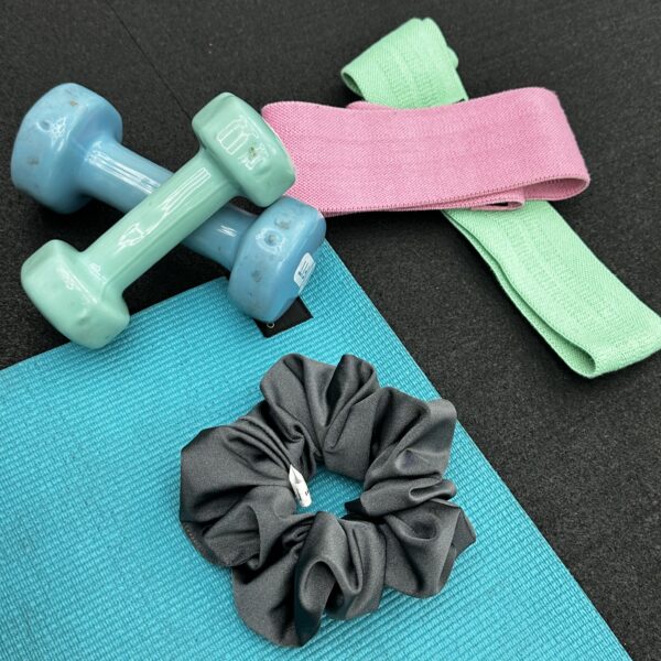 Sport - Gunmetal Grey Oversized Scrunchie