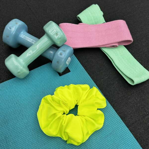 Sport - Neon Yellow Oversized Scrunchie