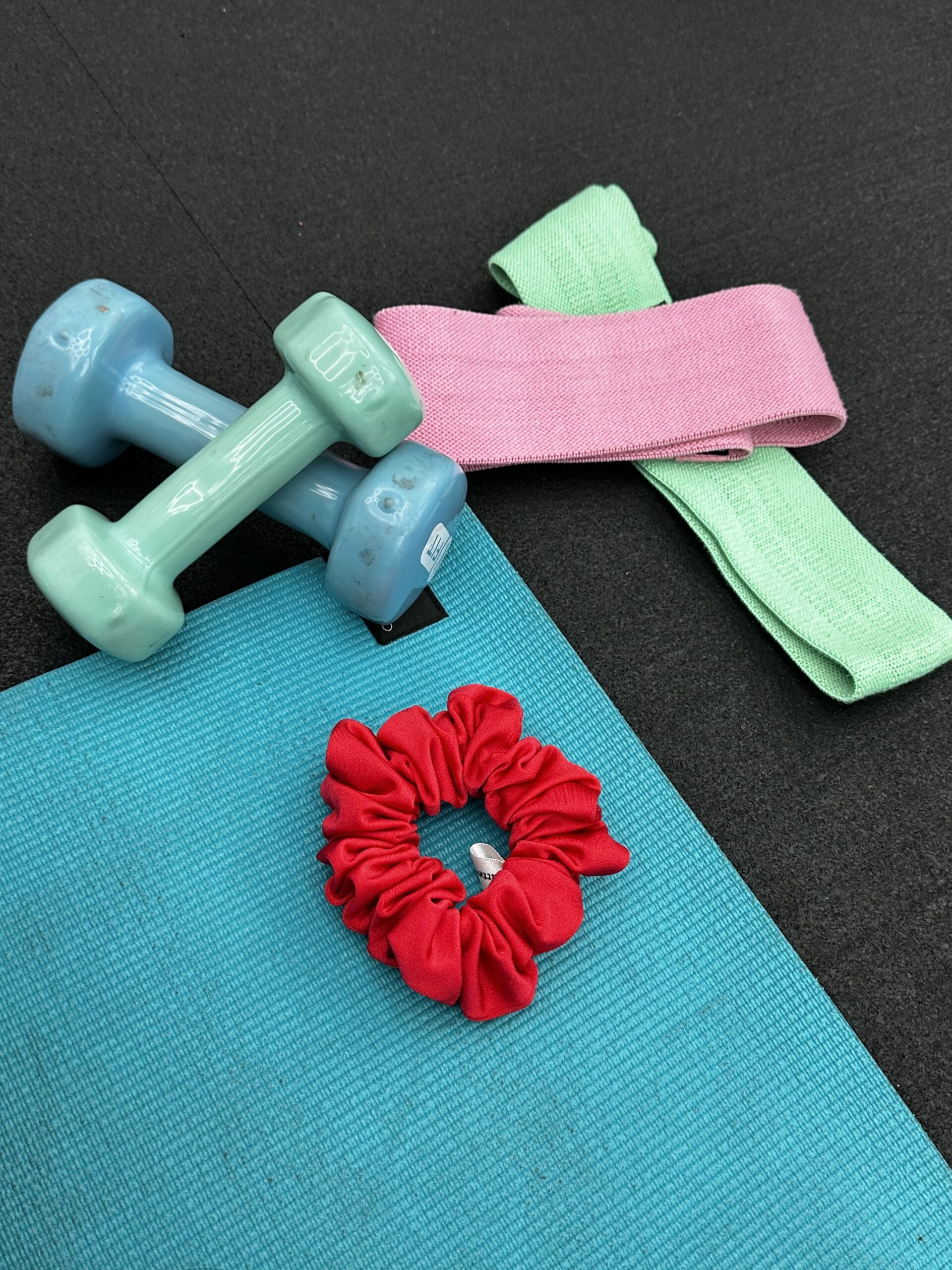 Sport - Raspberry Red Regular Scrunchie