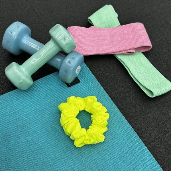 Sport - Neon Yellow Regular Scrunchie