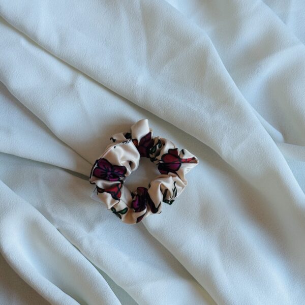 Mini Silk Scrunchie - Autumn