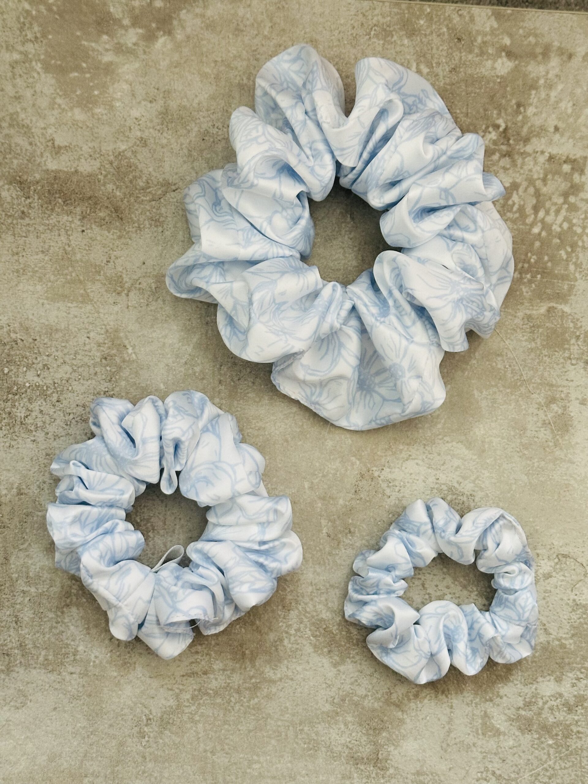Silk Scrunchie - Petunia - Image 2