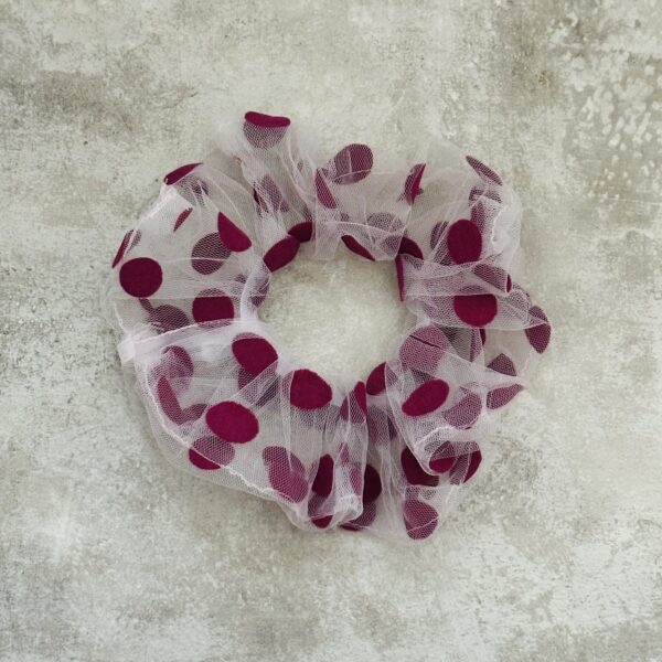 Oversized Fluffy Clouds - Pattern Scrunchie