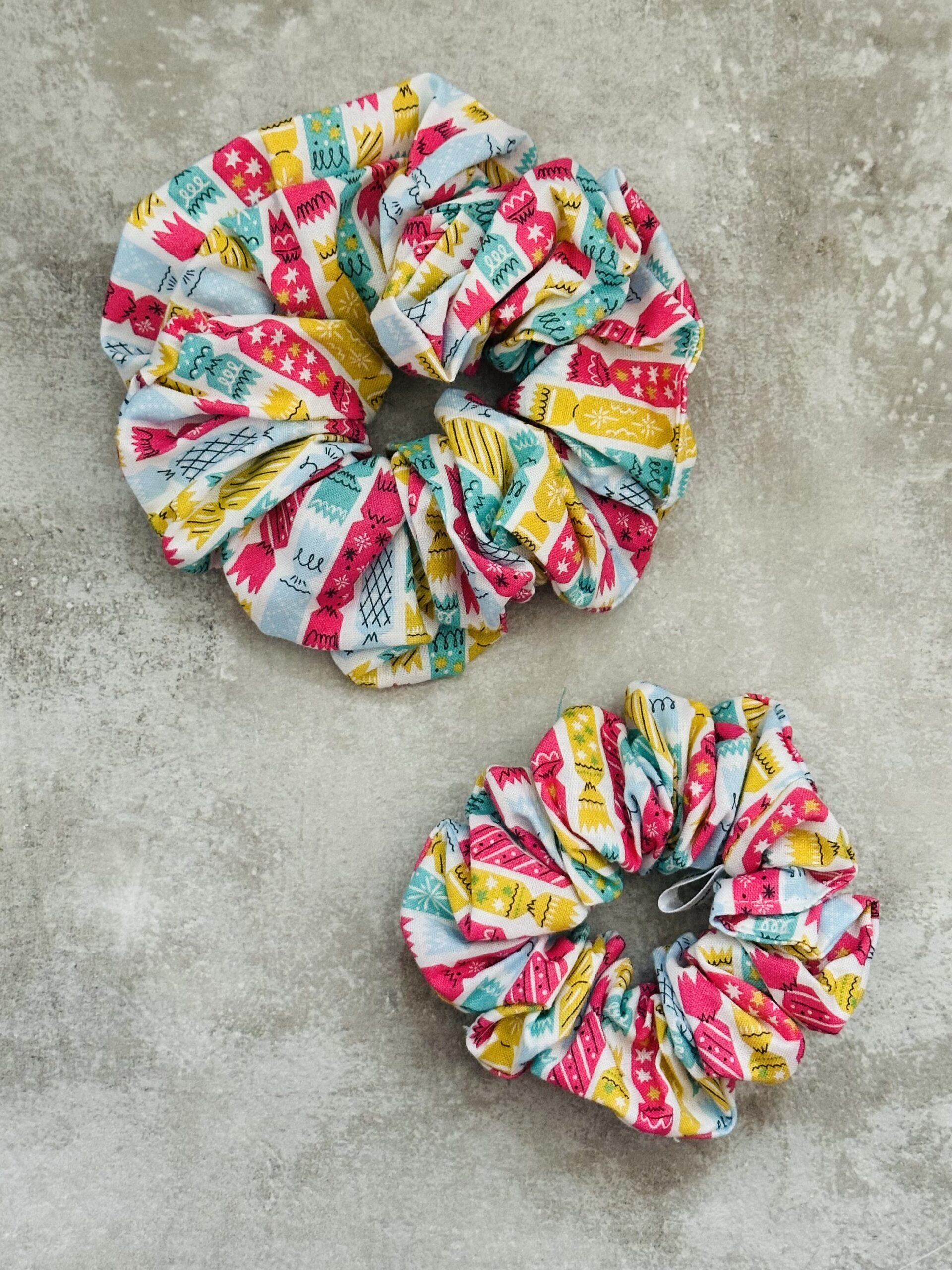 Oversized Liberty Scrunchie - Deck The Halls Christmas Cracker - Image 2