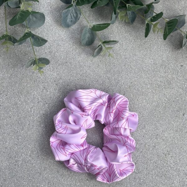 Oversized Silk Scrunchie - Fleur